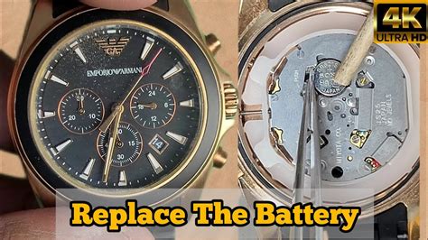 armani watch replacement battery